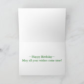 Summer roses birthday card カード (内部)