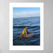 Summer Sailboat — colors on a journey ポスター (正面)