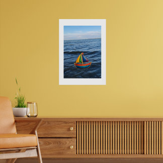 Summer Sailboat — colors on a journey ポスター