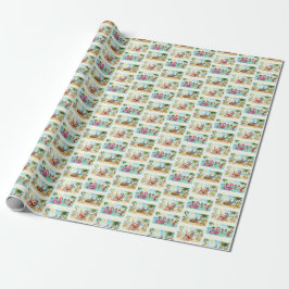 Summer Santa Wrapping Paper – Tropical Christmas B ラッピングペーパー
