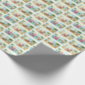 Summer Santa Wrapping Paper – Tropical Christmas B ラッピングペーパー (角)