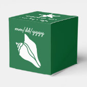 Summer Seashells in Green Favorites Box フェイバーボックス (裏面サイド)