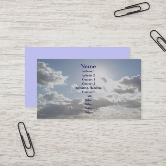 Summer Sky IBSP名刺 名刺 (正面/裏面インサイチュ)