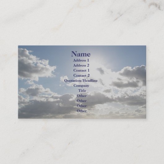 Summer Sky IBSP名刺 名刺 (正面)