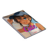 Summer Smile Girl ノートブック (右側)