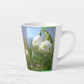 Summer Snowflakes & Blue Sky Latte Mug カフェラテマグ (右)