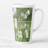 Summer Snowflakes Collage Latte Mug カフェラテマグ (右)