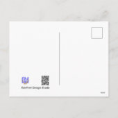 Summer Snowflakes DIY Postcard シーズンポストカード (裏面)