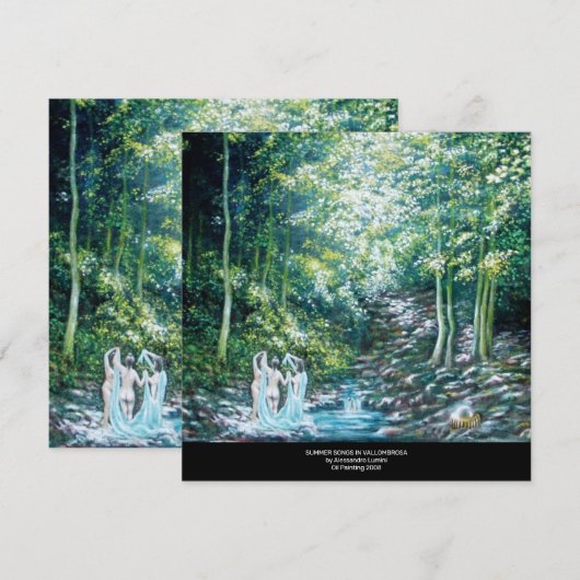 SUMMER SONGS 招待状 (正面/裏面)