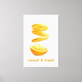 Summer Splash Fruit Wall Art キャンバスプリント