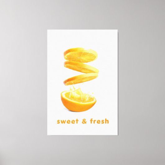Summer Splash Fruit Wall Art キャンバスプリント (正面)
