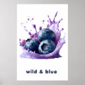 Summer Splash Fruit Wall Art Poster ポスター (正面)