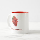 Summer Splash fruits mugs ツートーンマグカップ (正面左)