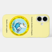 summer Splish Splash fun dressed up Seagull  Case-Mate iPhoneケース (裏面 (横))