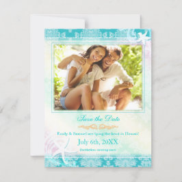 Summer Starfishの結婚写真Save the Date セーブザデート