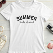 Summer State of Mind; Minimalist Summer Vibes  Tシャツ