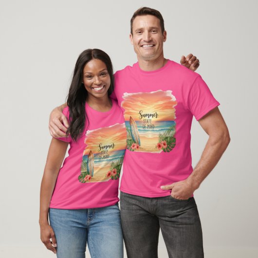 Summer State of Mind Sunset Tシャツ (ユニセックス)
