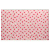 Summer Strawberries on Pink (large scale) ファブリック (ヤード)