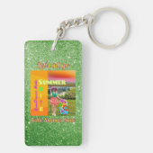 Summer Suite Green Background キーホルダー (裏面)