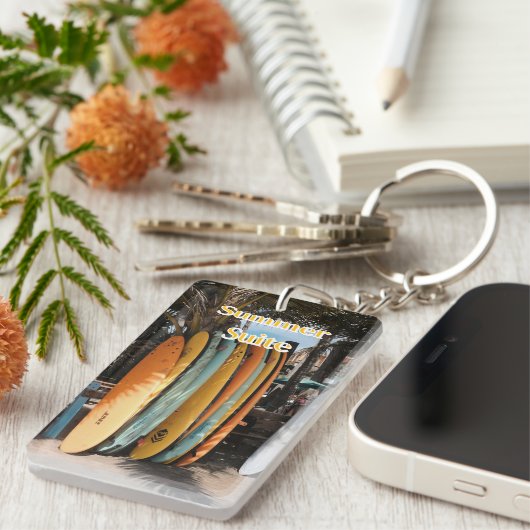 Summer Suite Surfboards キーホルダー (正面右)