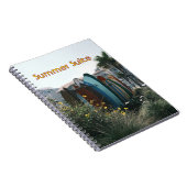 Summer Suite Surfboards & Palm Trees ノートブック (右側)