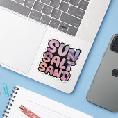 Summer Sun Salt Sand Beach Trip シール (ノートパソコンとiPhone)