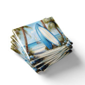 Summer Surfboards Tropical Beach Fridge Magnet マグネット