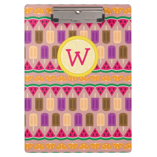 Summer Sweets Clipboard クリップボード (正面)