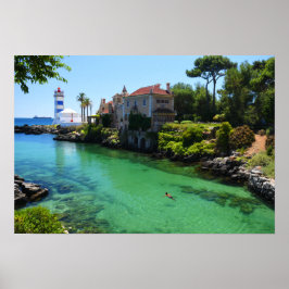 Summer Swim Cascais，ポルトガル ポスター