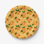 Summer Tangerines ペーパープレート (正面)