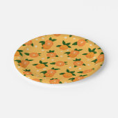 Summer Tangerines ペーパープレート (アングル)