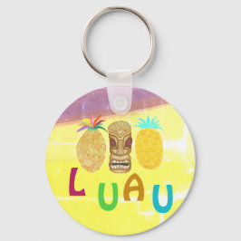 Summer Tiki Pineapple Luau キーホルダー