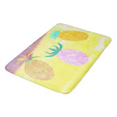 Summer Tiki Pineapple Luau バスマット (アングル)