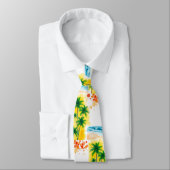 “Summer Time” beach design  ネクタイ (タイ)