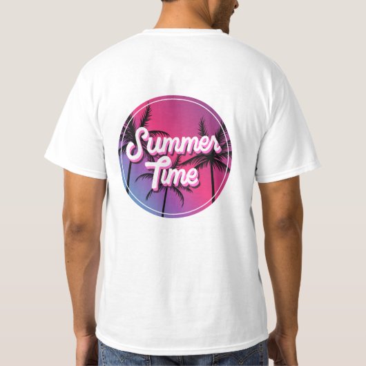 Summer Time Tシャツ (裏面)