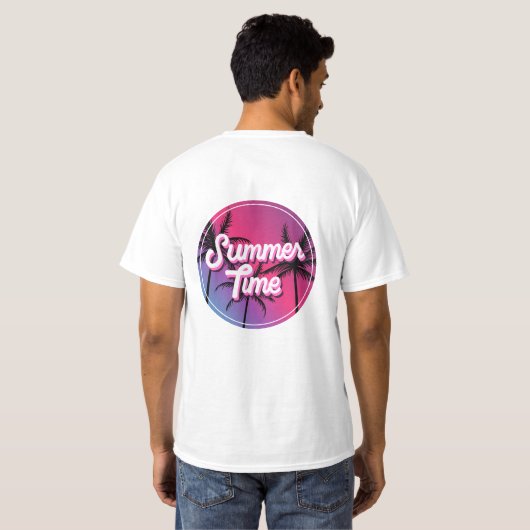Summer Time Tシャツ (裏面フル)