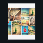 Summer vacation ポストカード<br><div class="desc">We love all summer stuff!! --------- (: You can customize this product freely if you want  :) ---------- How to ; Change the background color to your favorite. And change zoom in or zoom out. Or add your own text (add your policy,  phrase or a name as a monogram).</div>