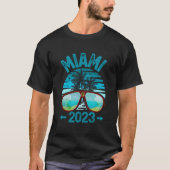Summer Vacation 2023 Florida Miami Beach Tシャツ (正面)