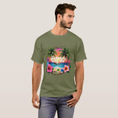 Summer Vibe On Hoodie Tシャツ (正面フル)