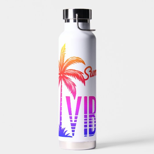 summer vibes ウォーターボトル (左面)