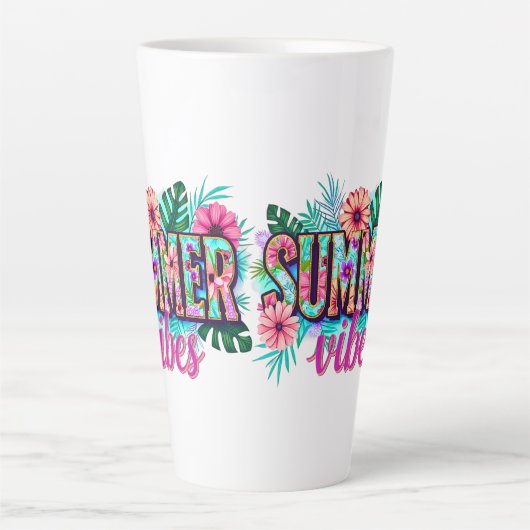 Summer Vibes カフェラテマグ (正面)