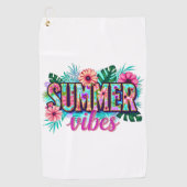 Summer Vibes ゴルフタオル (正面)