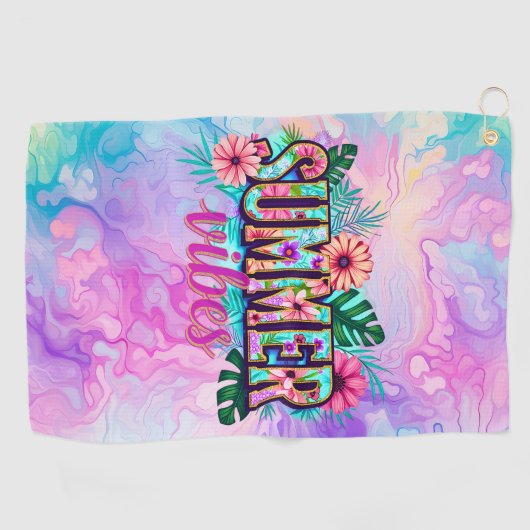 Summer Vibes ゴルフタオル (横)