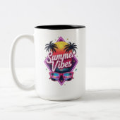 Summer Vibes ツートーンマグカップ (左)