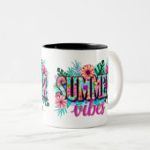 Summer Vibes ツートーンマグカップ (正面右)