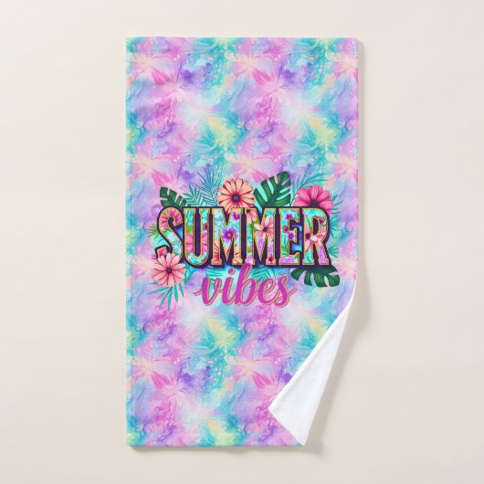 Summer Vibes バスタオルセット (ハンドタオル)