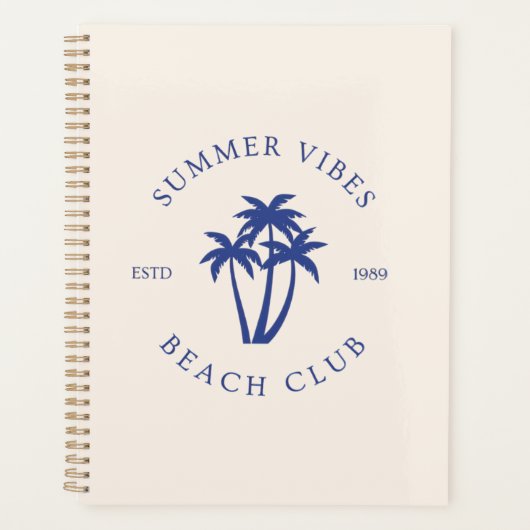 Summer Vibes プランナー手帳 (正面)