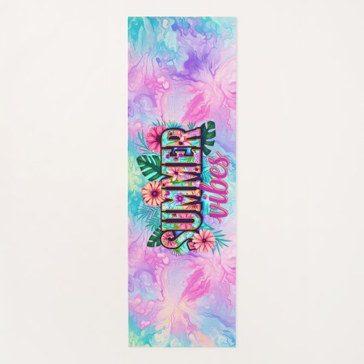 Summer Vibes ヨガマット (正面)