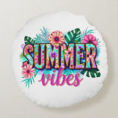 Summer Vibes ラウンドクッション (裏面)