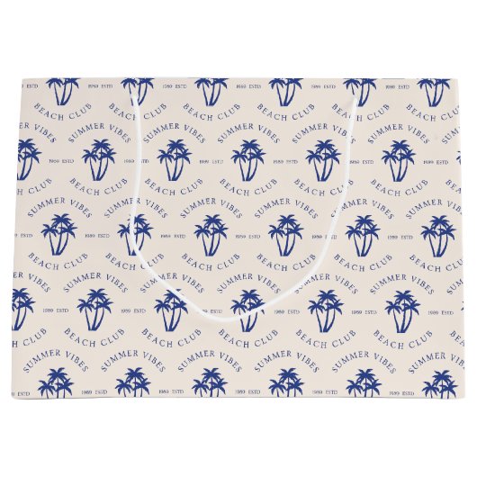 Summer Vibes ラージペーパーバッグ (正面)